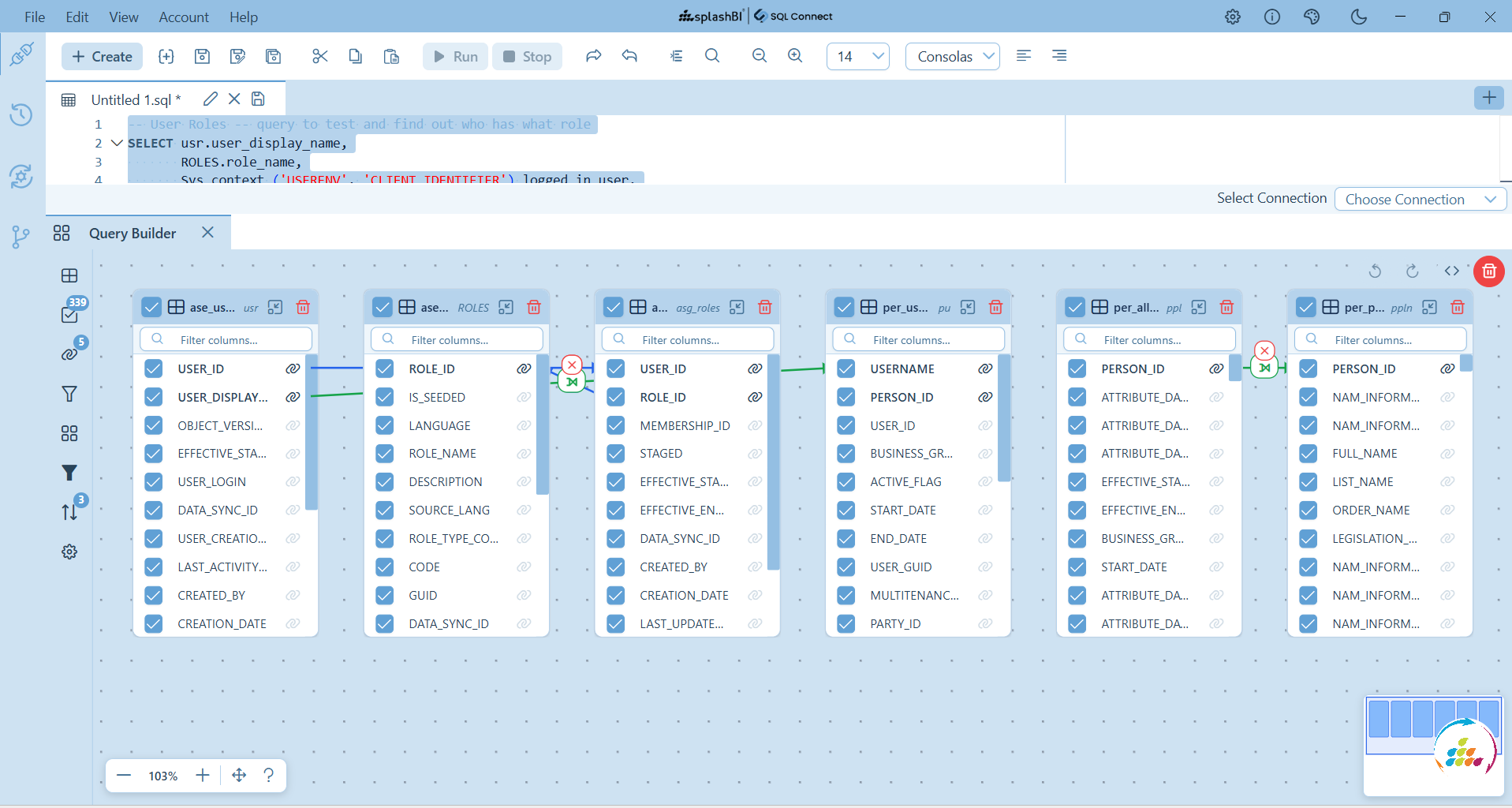 Query Builder screenshot